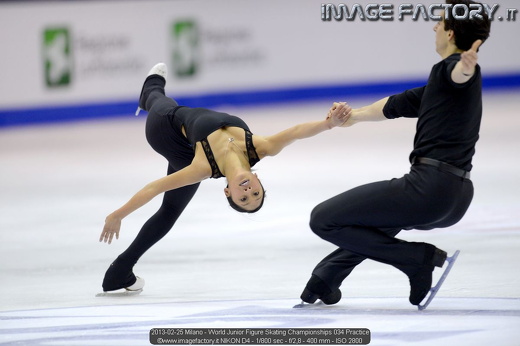 2013-02-25 Milano - World Junior Figure Skating Championships 034 Practice